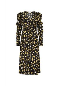 Fabienne Chapot Dames Jurk 'Vera' geel / zwart / wit 40