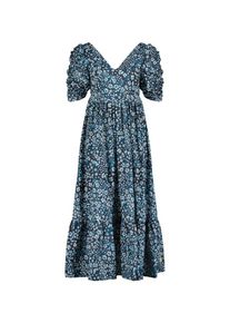 Fabienne Chapot Dames Jurk navy / turquoise / lichtblauw / wit 34