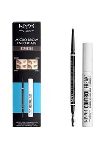 Nyx Cosmetics NYX Professional Makeup Augen Make-up Augenbrauen Geschenkset No. 4 - Augenbrauengel 9 g + Augenbrauenstift 0,09 g