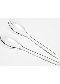 G.F. Heim Söhne Salatbesteck aus Acrylglas glasklar 23,5cm schmal 790-2