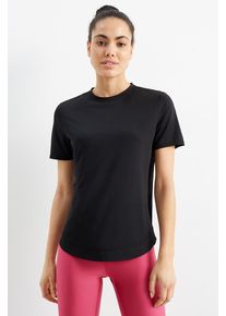 C&A Active C&A Funktions-Shirt, Schwarz, Taille: XS