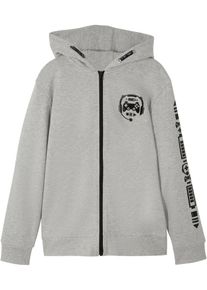 Lapset Poikien luomupuuvillainen collegehuppari, harmaa, 152/158, bonprix