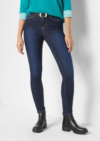 bonprix Dżinsy SKINNY High Waist ze stretchem niebieski 40