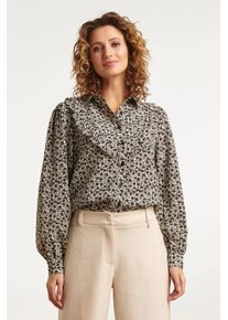 Smashed Lemon Dames blouse met kraag in -wit 23510