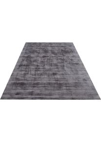 Home Affaire Teppich »Nuria«, rechteckig, Kurzflor, Seiden-Optik, aus 100% Viskose, Uni-Farben, Outdoor geeignet