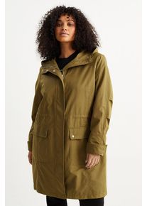 Yessica C&A Parka mit Kapuze, Gelb, Taille: 46