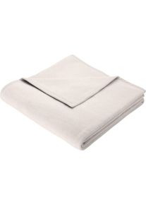 Biederlack Wohndecke »Wohndecke Cotton Home«, im Uni Design, Kuscheldecke