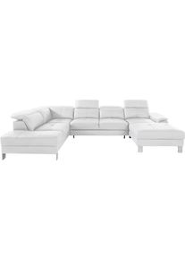 exxpo - sofa fashion Wohnlandschaft »Mantua 2«, inkl. Kopf- bzw. Rückenverstellung, wahlweise mit Bettfunktion