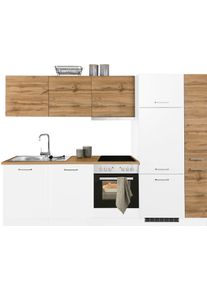 HELD MÖBEL HELD MÖBEL Küchenzeile »Kehl«, mit E-Geräten, Breite 270 cm, inkl. Kühlschrank und Geschirrspüler