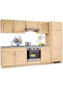 Wiho-Küchen wiho Küchen Küchenzeile »Linz«, mit E-Geräten, Breite 270 cm, mit Edelstahl-Kochmulde
