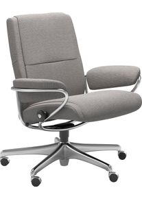 stressless® Relaxsessel »Paris«, Low Back, mit Home Office Base, Gestell Chrom