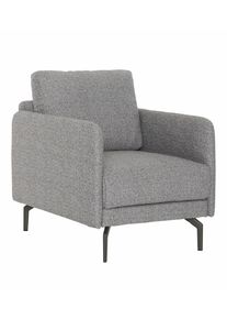 Hülsta Sofa hülsta sofa Sessel »hs.450«, Armlehne sehr schmal, Breite 70 cm, Alugussfuß Umbragrau