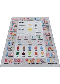 Ayyildiz Teppiche Kinderteppich »PLAY 2904«, rechteckig, robuster Kurzflor, Spiel Lern Teppich, Kinderzimmer