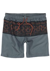 Red by EMP Swim Shorts With Graphic Design Badeshorts dunkelgrau