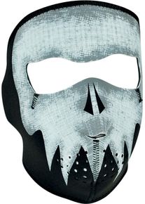Zan Headgear Greyskull Glow, masque facial , couleur: Noir/Gris Clair/Gris , taille: Taille unique