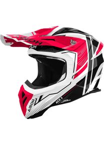 Airoh Aviator Ace 2 Engine, kask krzyżowy , kolor: Biały/Czarny/Czerwony , rozmiar: XL