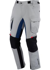 Bering Freeway, textile pants waterproof , color: Grey/Dark Blue/Black , size: L