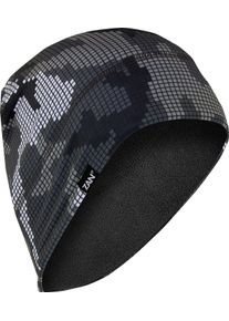 Zan Headgear SF Fleece Digi Urban Camo, helm muts , kleur: Zwart/Grijs/Wit , maat: Een maat