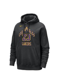Sweat à capuche Nike NBA LeBron James Los Angeles Lakers Club Fleece City Edition pour homme - Noir