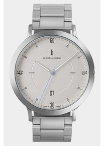 Men's Automatic Watch – Silver - Brushed Steel Case, Sapphire Glass, Metal Bracelet - 38h Power Reserve, 42mm , Swiss Automatic Movement - Lilienthal