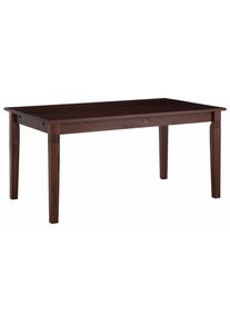 Home Affaire Esstisch, Wahlweise Mit Schublade braun, Größe B/H/T: 140 cm x 75 cm x 90 cm B/H/T: 140 cm x 75 cm x 90 cm fsc, Esstisch im Landhaus-Stil