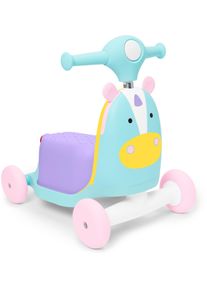 SKIP HOP Lauflernhilfe »3-In-1 Roller Einhorn« bunt, 3-in-1 Rutscherfahrzeug, Lauflernwagen und Roller in Einem!