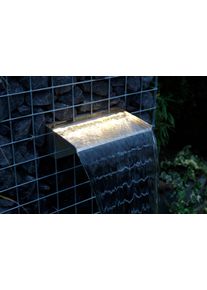 Ubbink Led Lichtleiste »60« grau, Größe Höhe: 2 cm , Für die Edelstahl-Wasserfälle »Niagara 60« und »Neveda 60«