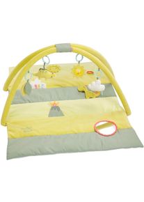 babyFEHN Fehn Baby Gym »3-D-Activity-Decke Happy Dino« bunt, Erlebnisdecke mit Spielbogen & abnehmbaren Spielzeugen fördert die frühkindliche Entwicklung...