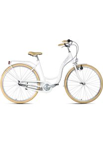 Dacapo Cityrad »Milano«, 3 Gang, Shimano, Nexus Schaltwerk, Nabenschaltung weiß, Größe 51 cm - 28 Zoll (71,12 cm), SHIMANO 3-Gang-Nabenschaltung