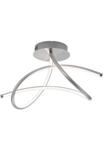 Leuchten Direkt Deckenleuchte »Violetta«, 1 Flammig-Flammig, Inklusive Festverbaute Led, Aus Stahl Gefertigte Deckenlampe grau, Größe Höhe: 28 cm 1...