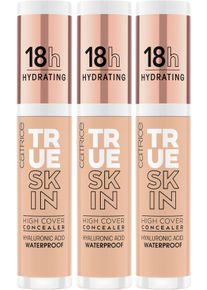 Catrice Concealer »True Skin High Cover Concealer«, (Set, 3 Tlg.) beige - 13,5 ml, Langanhaltendes, mattes und natürliches Finish