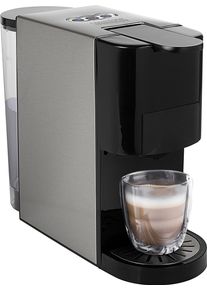 Princess Kapsel-/Kaffeepadmaschine »249450«, 4-In-1, Kapsel, Pads, Gemahlenen Kaffee, 1450 Watt silberfarben, Geeignet für alle Kaffeesorten,...