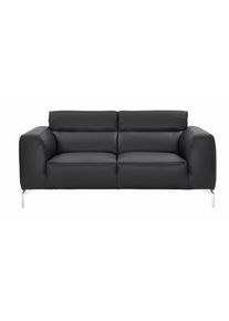 Calia italia 2-Sitzer »Soho«, In Zwei Lederqualitäten schwarz, Größe B/H/T: 176 cm x 82 cm x 95 cm B/H/T: 176 cm x 82 cm x 95 cm Leder SORRENTO,...
