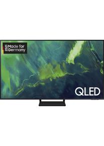 Samsung Qled-Fernseher »Gq65Q70Aat«, 163 Cm/65 Zoll, 4k Ultra Hd, Smart-Tv, Quantum Hdr-Quantum Prozessor 4k-Dual Led-100% Farbvolumen grau, 163 cm...