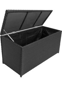 Garden Pleasure Auflagenbox »Patras«, 122,5X61X60 Cm schwarz , Mit Gasdruckfeder