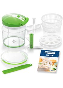 Genius Zerkleinerer »Nicer Dicer Twist«, - Let's Twist Again grün , Praktisches Schneidegerät von Genius