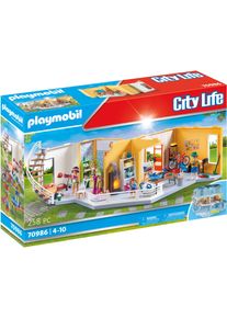 Playmobil® Konstruktions-Spielset »Etagenerweiterung Wohnhaus (70986), City Life«, (258 St.), Mit Licht, Made In Germany bunt, Spielset...
