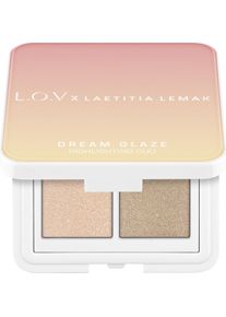 L.O.V Highlighter-Palette » X Laetitia Lemak Dream Glaze Highlighting Duo« rosa - 7,3 g, Innovative Textur, die zu einem Glaze-Finish zwischen...