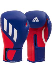 adidas Performance Boxhandschuhe blau, Größe 10 10 oz, Aus einer Leder/Kunstleder Materialmischung hergestellt