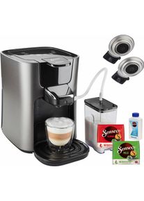 Philips Senseo Kaffeepadmaschine »hd6574/50 Latte Duo«, Inkl. Gratis-Zugaben Im Wert Von 14,- Uvp grau, Köstliche Kaffeespezialitäten mit...