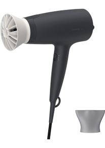 Philips Haartrockner »Essential Series 3000 bhd302/10«, 1600 W, 2 Aufsätze, Thermoprotect Aufsatz grau, Sanftes Trocknen mit einer Leistung von...