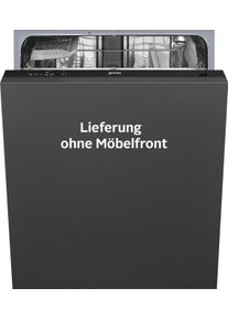 Smeg Vollintegrierbarer Geschirrspüler »stl42324de«, stl42324de, 8,5 L, 13 Maßgedecke silberfarben, Betriebsgeräusch 45 dB