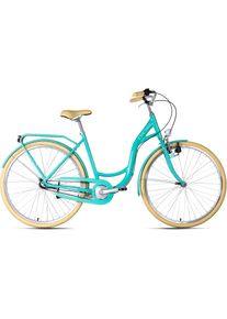Dacapo Cityrad »Milano«, 3 Gang, Shimano, Nexus Schaltwerk, Nabenschaltung blau, Größe 51 cm - 28 Zoll (71,12 cm), SHIMANO 3-Gang-Nabenschaltung