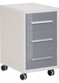 MAJA MÖBEL Maja Möbel Rollcontainer »1671 Set+«, Pflegeleichte Oberfläche grau, Größe B/H/T: 42 cm x 69 cm x 50 cm B/H/T: 42 cm x 69 cm x 50 cm...