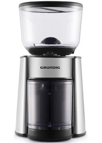 Grundig Kaffeemühle »Cm 6760«, 130 W, Scheibenmahlwerk, 350 G Bohnenbehälter schwarz, Professionelles und robustes Scheibenmahlwerk