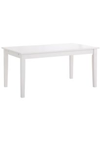 Home Affaire Esstisch, Wahlweise Mit Schublade weiß, Größe B/H/T: 140 cm x 75 cm x 90 cm B/H/T: 140 cm x 75 cm x 90 cm fsc, Esstisch im Landhaus-Stil