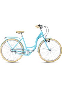 Dacapo Cityrad »Milano«, 3 Gang, Shimano, Nexus Schaltwerk, Nabenschaltung blau, Größe 51 cm - 28 Zoll (71,12 cm), SHIMANO 3-Gang-Nabenschaltung