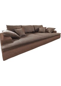Mr. Couch Big-Sofa »Haiti«, Wahlweise Mit Kaltschaum (140kg Belastung/Sitz) Und Rgb-Beleuchtung braun, Größe B/H/T: 260 cm x 85 cm x 142 cm B/H/T:...
