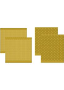 Ddddd Geschirrtuch »Petals«, (Set, 4 Tlg., Combi-Set: Bestehend Aus 2x Küchentuch + 2x Geschirrtuch) bunt 4 tlg. 100 % Baumwolle, Hochwertiges...