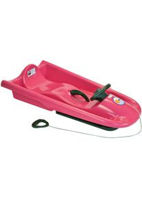 KHW Lenkschlitten »Snow Flyer«, Bxlxh: 52X99X16 Cm pink, Ergonomischer Schalensitz